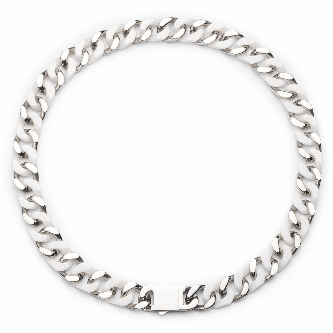 Alabaster Link Bracelet/Necklace