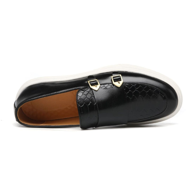 Sorrento Double Leather Loafers - Ferruccio Mancini Collection