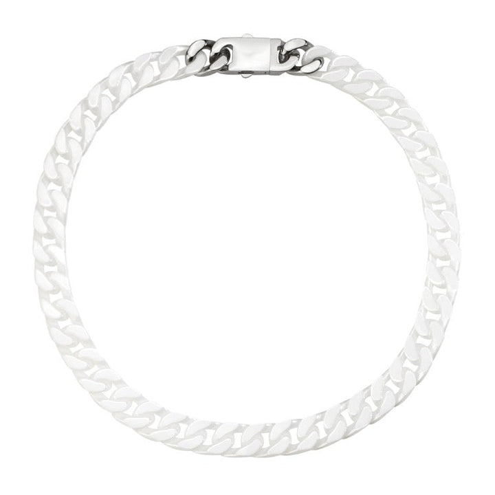 Alabaster Link Bracelet/Necklace
