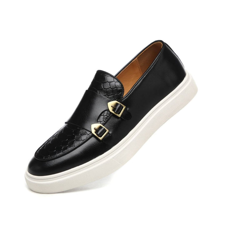 Sorrento Double Leather Loafers - Ferruccio Mancini Collection