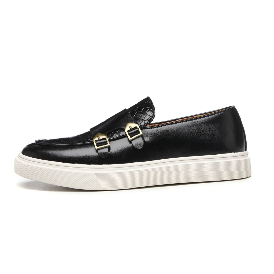 Sorrento Double Leather Loafers - Ferruccio Mancini Collection