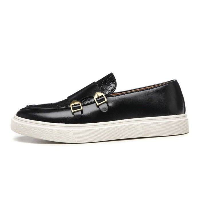 Sorrento Double Leather Loafers - Ferruccio Mancini Collection