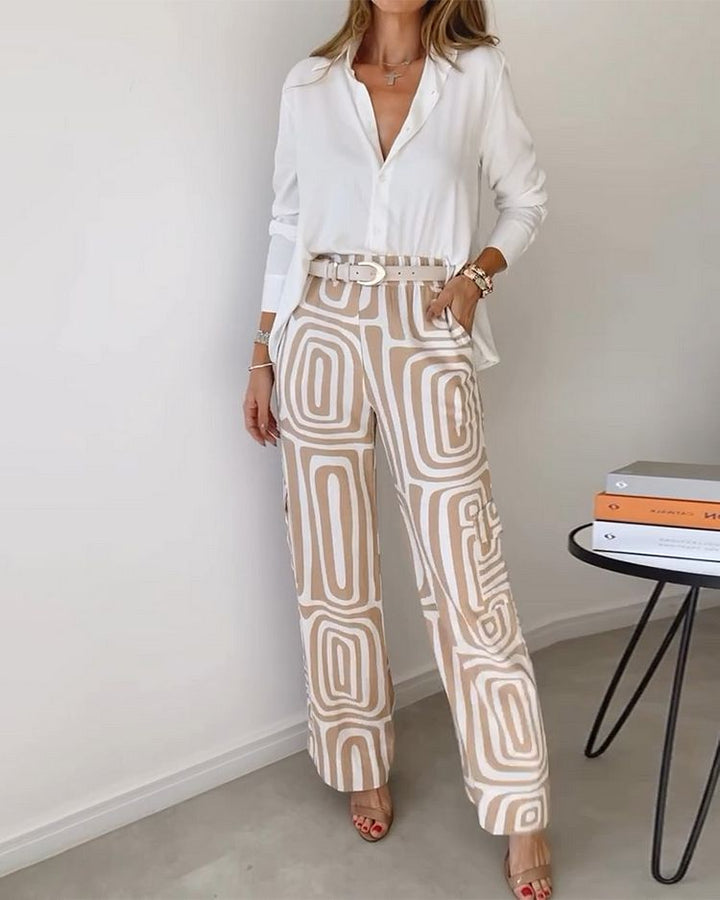 Geometric Pattern Two-Piece