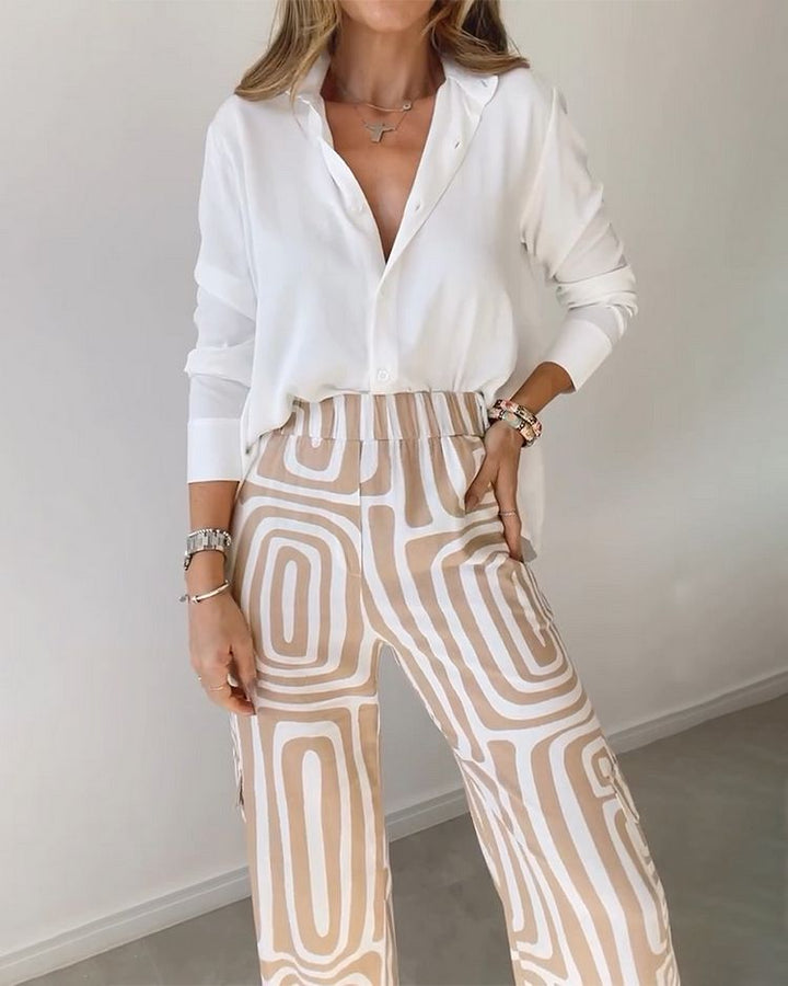 Geometric Pattern Two-Piece