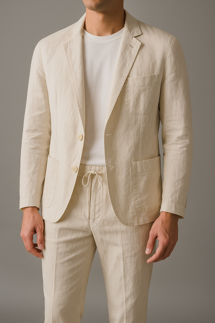 Palermo Linen Ensemble Suit Set