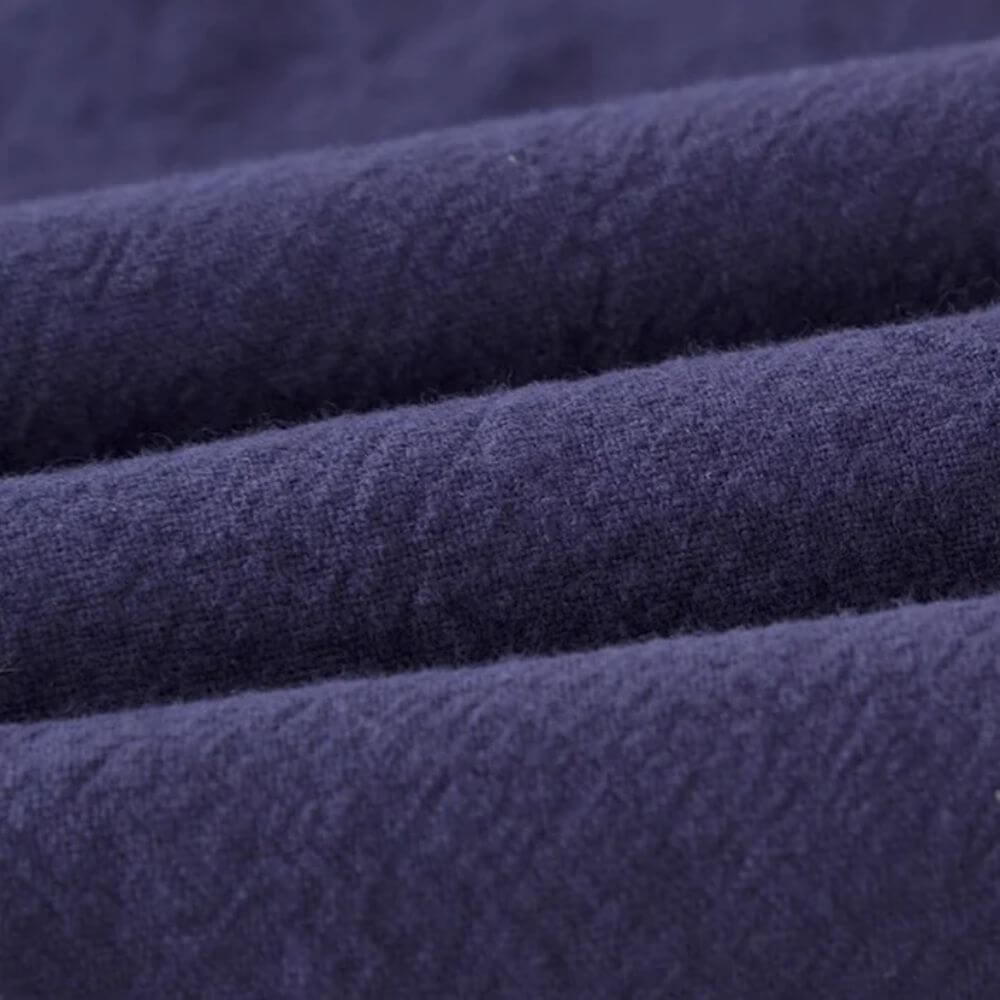 Aokumo - Cotton Harem Pants - Navy Blue