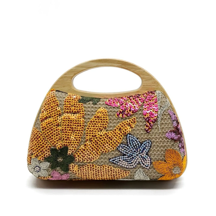 Floréa Sequin Satchel
