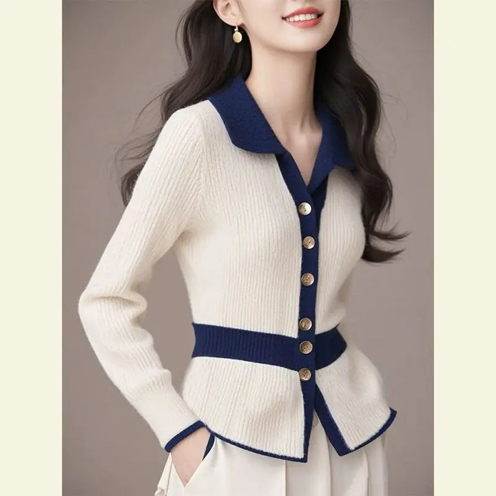 Amelie Contrast Knit Jacket