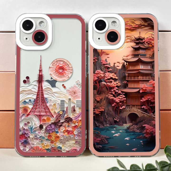 Artistic Cityscape iPhone Case