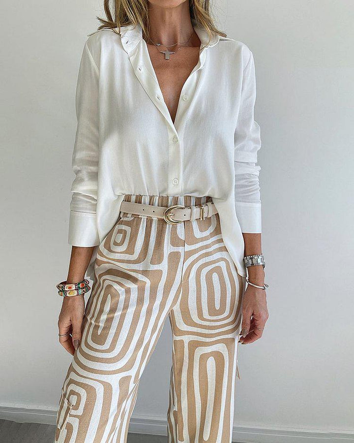 Geometric Pattern Two-Piece