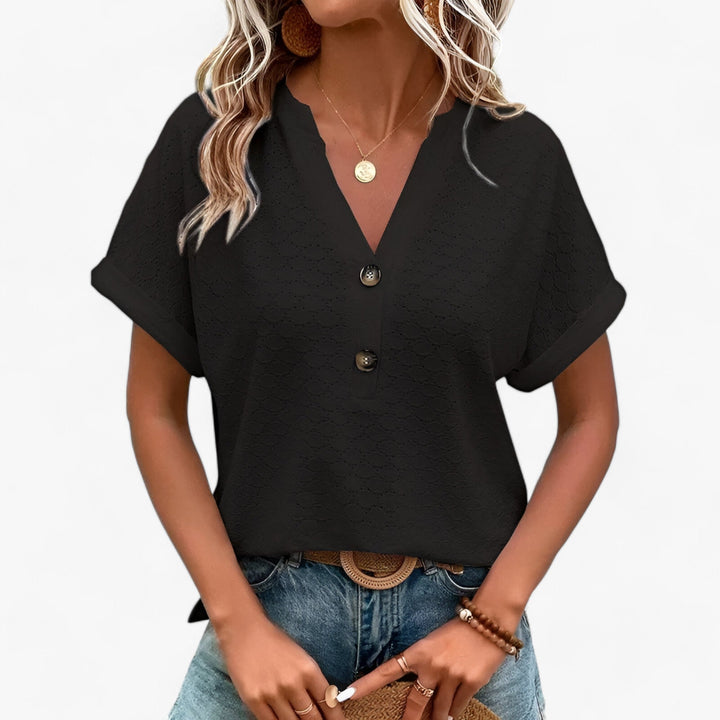 Summer Ease Henley Blouse